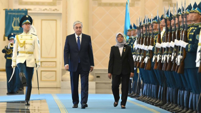 Токаев провел переговоры с президентом Сингапура