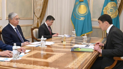 Токаев принял председателя правления "КазМунайГаза" Магзума Мирзагалиева
