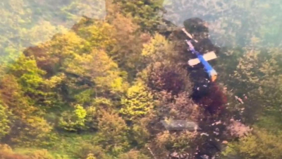 Крушение вертолета в Иране: в Сети появились кадры с места ЧП