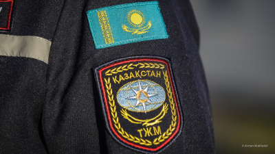 100 гектаров камыша охвачено пламенем в Атырауской области