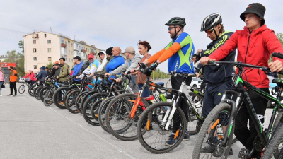 Массовый велопробег металлургов состоялся в Темиртау