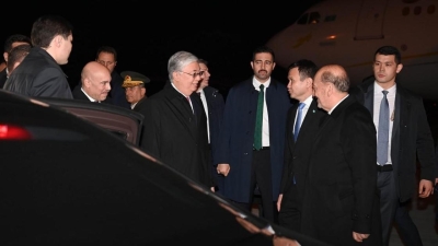 Токаев прилетел в Турцию (фото, видео)