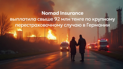 Nomad Insurance выплатила свыше 92 млн тенге по крупному перестраховочному случаю в Германии