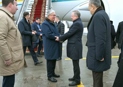 Токаев прибыл в Санкт-Петербург по приглашению Путина