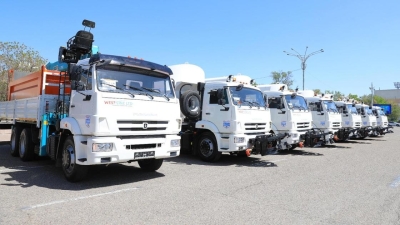 Предприятие "Жасыл Ел - Тараз" получило новую спецтехнику