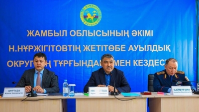 Аким Нуржан Нуржигитов выслушал вопросы и предложения жуалынцев