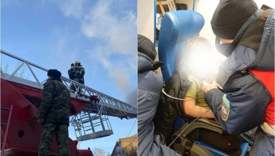 Заблокированного в горящей квартире восьмилетнего ребенка спасли в Павлодаре