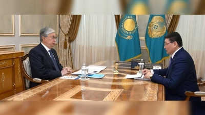 Токаев встретился с главой агентства "Хабар"