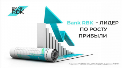 Bank RBK стал лидером по росту прибыли среди крупнейших банков
