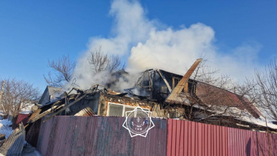 Мужчина получил 90% ожогов при пожаре в частном доме в Алматинской области