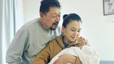 У Азата Сейтметова и Данагуль Темирсултановой родился внук