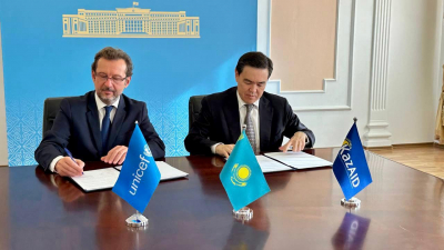 «KazAID» и ЮНИСЕФ расширяют сотрудничество в области прав ребенка