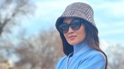 "Как с обложки журнала": жена Тауекеля Мусилима вызвала восторг фанатов новыми фото