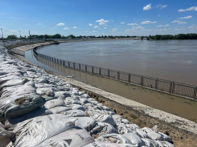 В село Сарайшык переброшены силы ДЧС и Минобороны РК