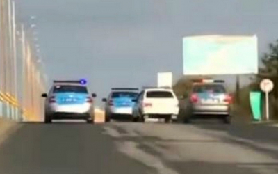 За 73-летним нарушителем пришлось устроить погоню