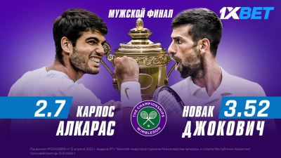 Мужской финал &quot;Уимблдона&quot;: прогноз от аналитиков 1XBET