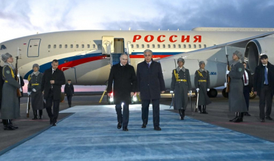 Путин прибыл в Казахстан